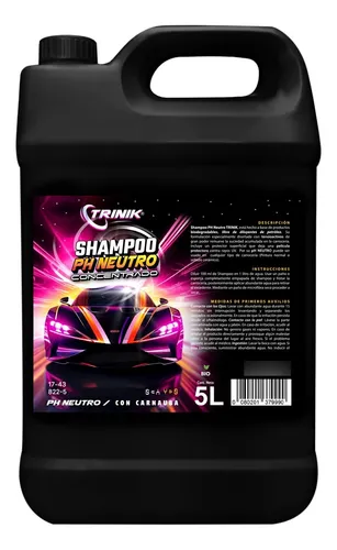 SHAMPOO PH NEUTRO CONCENTRADO / ALTO PODER 5 LTS