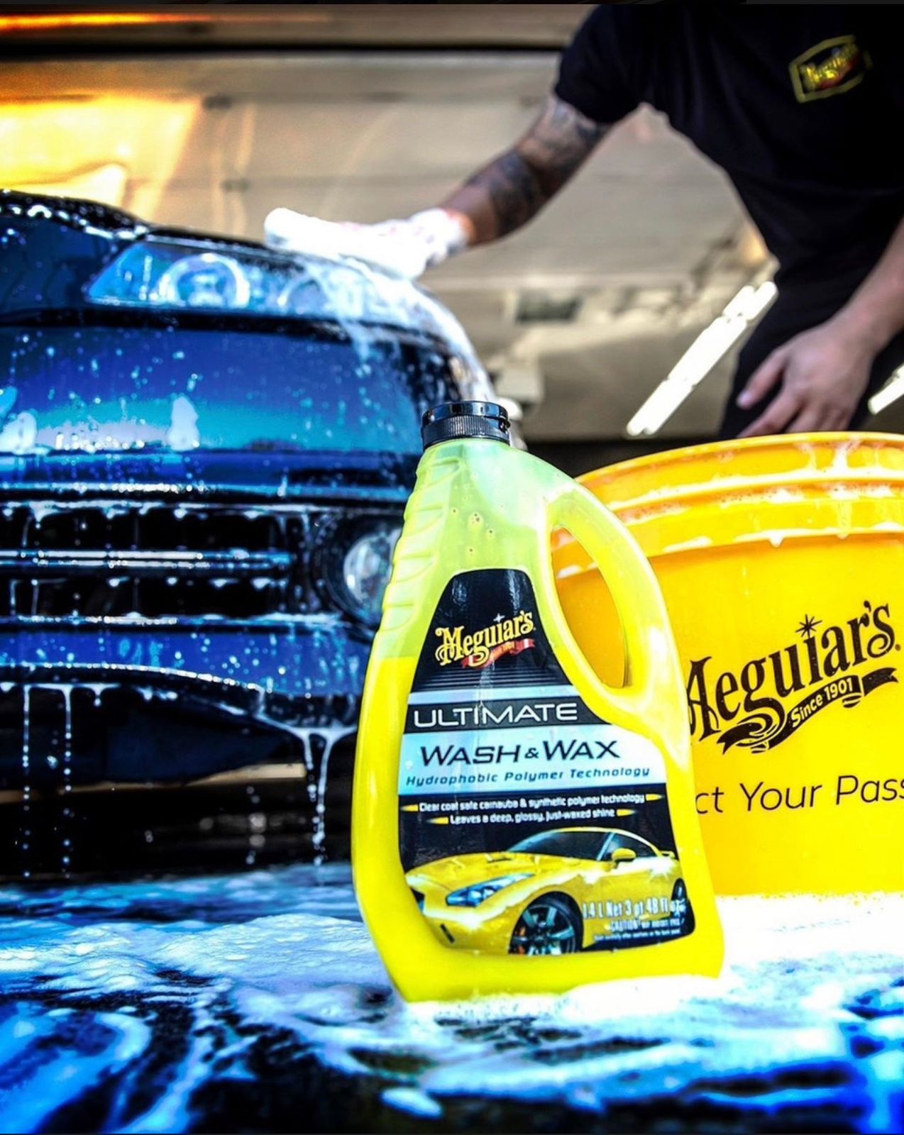 Shampoo Para Autos Meguiars Ultimate Wash & Wax 1.4Litro - Imagen 4