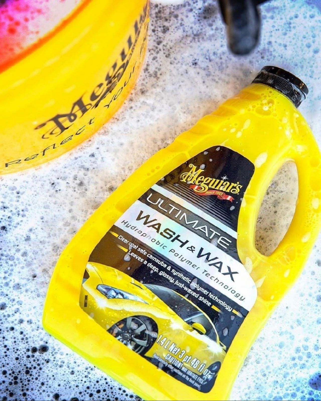 Shampoo Para Autos Meguiars Ultimate Wash & Wax 1.4Litro - Imagen 3