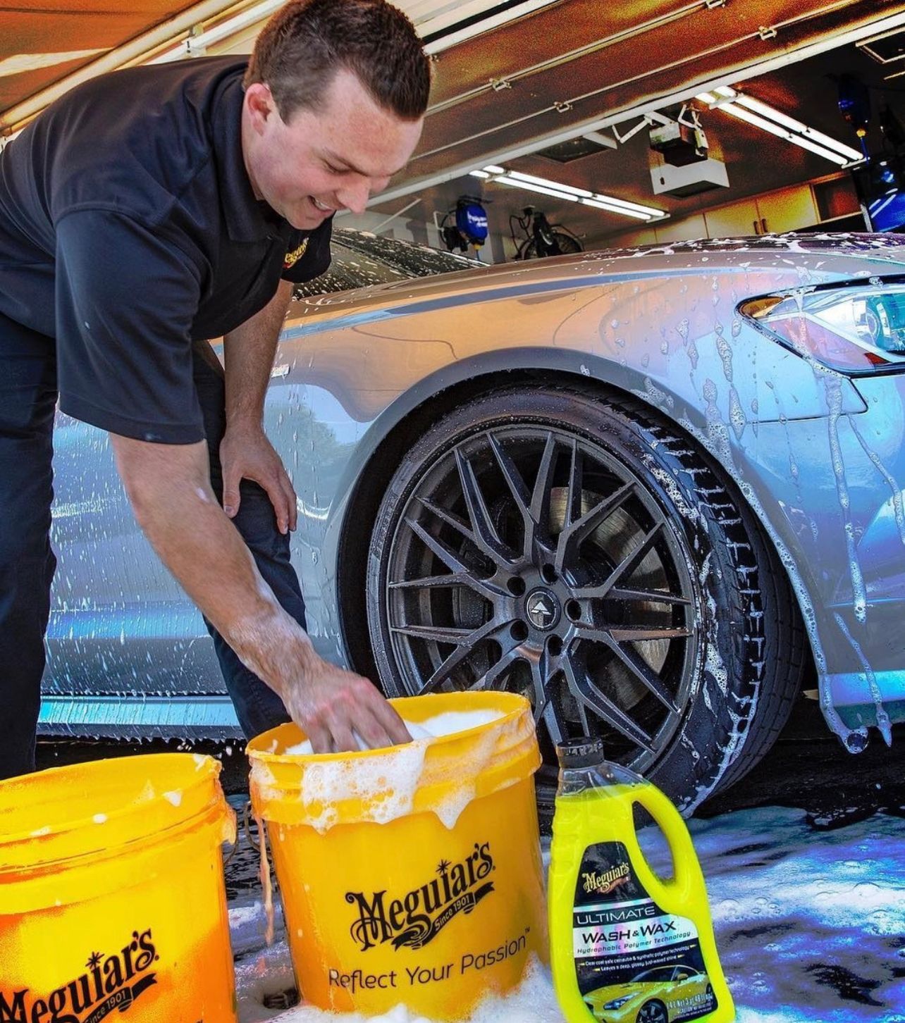Shampoo Para Autos Meguiars Ultimate Wash & Wax 1.4Litro - Imagen 5