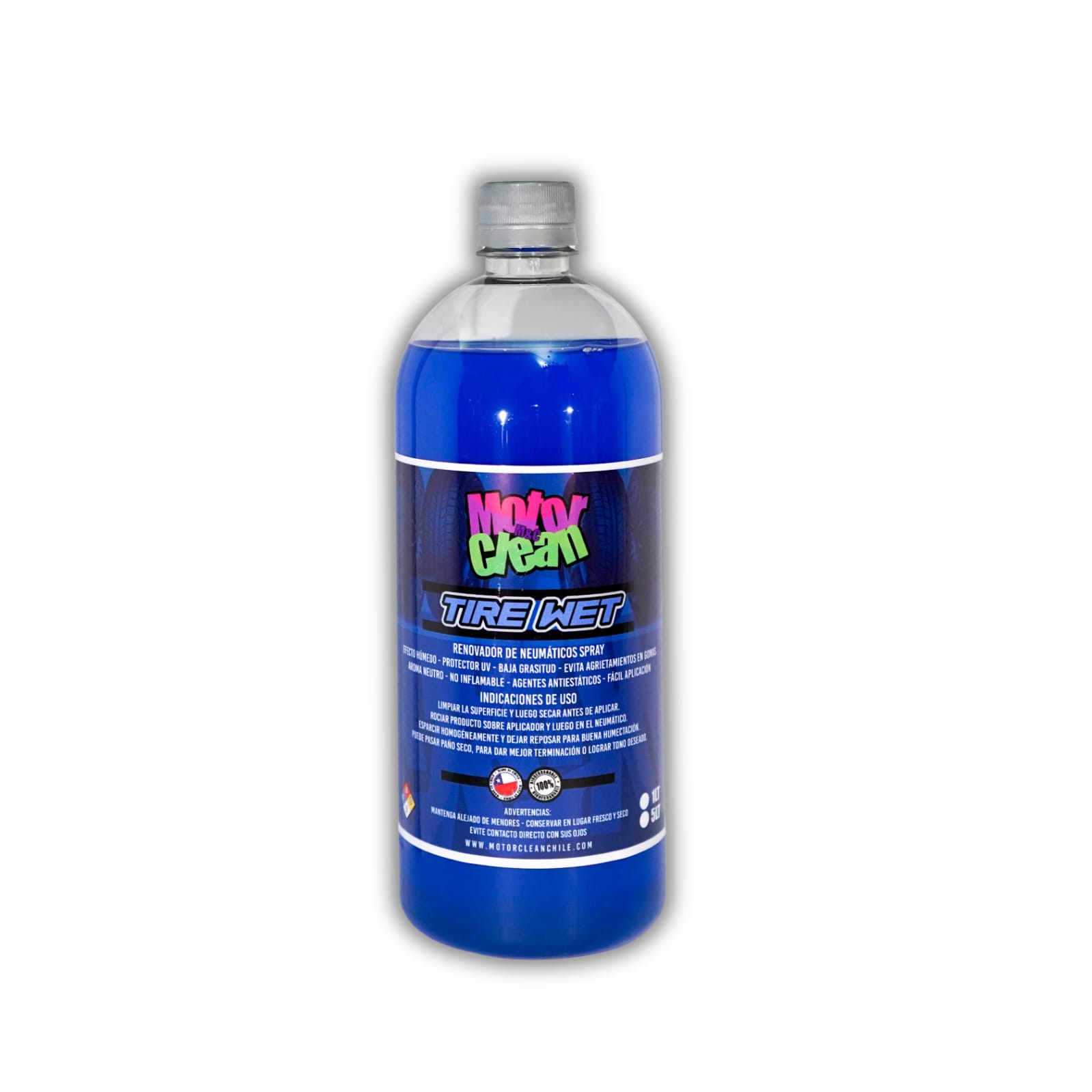 Renovador de Neumaticos Tire Wet 1 litro motor clean 1LITRO