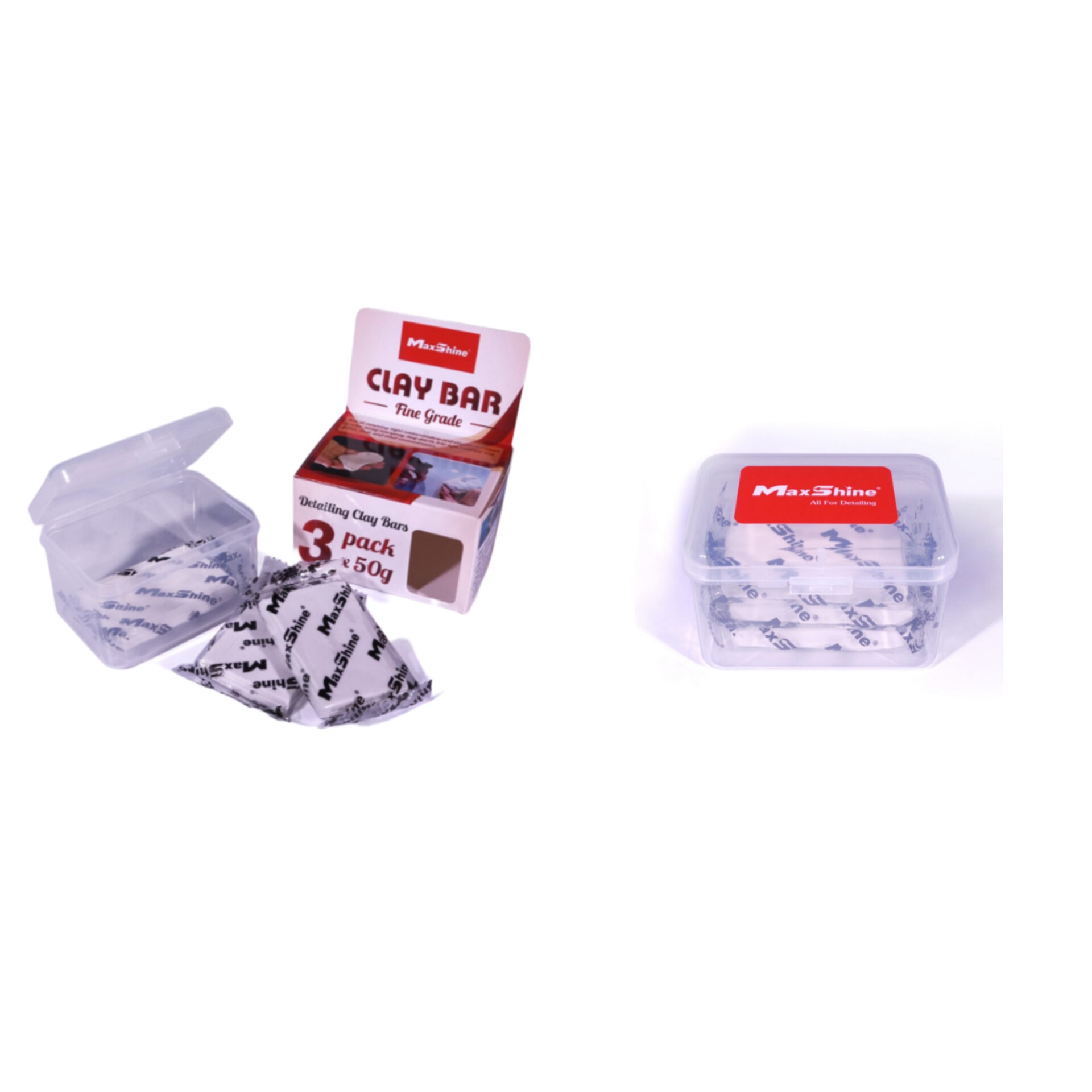 MaxShine clay bar detailing 3pack x50gr
